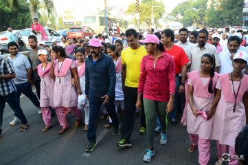 Celebs At Breast Cancer Awareness Walk